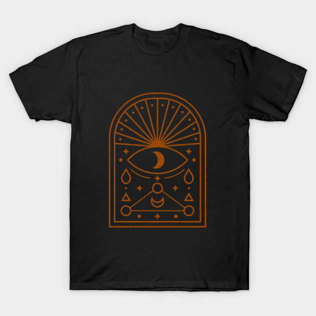 Occult eye symbol sacred geometry